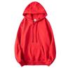 Colete acolchoado com capuz Klan azul 400g, outono e inverno, cor sólida, casual, grosso, moletom esportivo para homens e mulheres