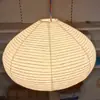Dormitorio Estilo Japonés Wabi-Sabi, Casa de Huéspedes, Restaurante, Cafetería, Tienda de Ropa, Salón de Té, Lámpara de Papel Estilo Isamu Noguchi Inspirada en Zen, Lámpara Colgante Ovni