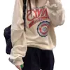 Nuevo Sudadera Gruesa de Forro Polar Estilo Coreano Otoño e Invierno 2025 para Estudiantes Mujeres, Top Holgado para Mujeres