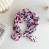 Pañuelo pequeño cuadrado de algodón y lino 55 cm Japonés y coreano artístico combinable para todo temporada de primavera y otoño pañuelo decorativo elegante algodón puro moda cinta para el pelo