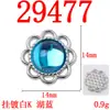 Accesorios Sencillos y Versátiles de Plato de Flor, Piezas de Joyería de Aleación de Flor Coloridas Brillantes Incrustadas con Diamantes Redondos, Materiales Hechos a Mano para Ropa