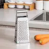 Rallador de Cuatro Caras de Acero Inoxidable Transfronterizo Rebanador de Verduras Pelador 148g Mango de Acero Inoxidable de 8 Pulgadas