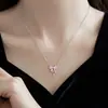 Colar de Pérolas Retrô Francês Feminino Design de Nicho Sensação de Alto Padrão Corrente de Clavícula de Prata Esterlina Corrente de Colar Elegante da Moda Versátil