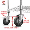 Carrito de clasificación, Carretilla inclinada, Carrito de picking y rotación de almacén, Cuatro ruedas, Acero al carbono, Cromado, Hecho a medida
