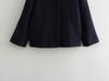 Suministro Transfronterizo al por Mayor Europeo y Americano Ropa Europea y Americana Otoño Solapa Color Sólido Holgado Lana Exterior Chaqueta A77-