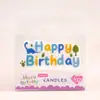 Velas de Cumpleaños Personalizadas de Letras Dibujos Animados Coloridas Decoración para Hornear Pasteles Creativa Marca de Letras Inglesas Velas para Fiesta
