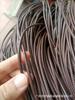 Cinto mãe de couro PU costura à mão corda macia corda de couro real corda plana corda de couro super fibra envoltório de couro núcleo corda redonda corda trançada cordão