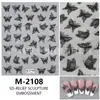 Adesivos de Unha Fofos Rosa e Branco com Novo Relevo e Laços Transfronteiriços Adesivos de Laços Simples e Doces para Manicure