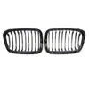 Adequado para BMW Série 3 E46 98-01 Barra Horizontal Grelha Três Cores Antiga Quatro Portas Modificada Grelha de Entrada de Ar de Linha Dupla
