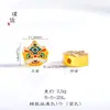 Acessórios DIY ouro de areia direto da fábrica pingente de leão de fazer fortuna com furo passante pulseira colar broche de leão feminino ouro de areia