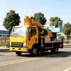 Vehículo de Trabajo Aéreo Sinotruk Howo Gks32Epro con Recubrimiento Azul, Altura de Trabajo de 35 Metros, Especializado para Ingeniería Municipal, Alta Eficiencia