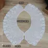Bordado de Algodón Base de Tela de Algodón Costura Cuello Decorativo Suéter DIY Camiseta Cuello Decorativo Accesorios para Ropa