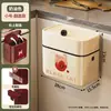 Cubo de Basura de Cocina Montado en la Pared Cesta de Almacenamiento Colgante de Puerta Organizador de Gabinete Doméstico Cubo de Almacenamiento de Residuos de Cocina de Frutas y Verduras