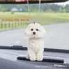 Colgante de Panda de Acrílico Nuevo Transfronterizo para Espejo Retrovisor de Coche, Mochila, Decoración del Hogar, Colgante para Fiesta Navideña