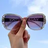 Óculos de Sol Anti-UV Primavera 2026 para Mulheres, Estilo de Alto Padrão, Óculos de Sol Tendência com Armação Grande Que Fazem o Rosto Parecer Mais Magro