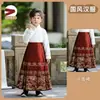 Conjunto Hanfu para Niños con Falda de Crin de Caballo, Disfraz Tradicional Chino para Niños, Atuendo de Estilo Antiguo para Niños Mayores, Conjunto de Dos Piezas Hanfu Estilo Chino para Sesiones de Fotos