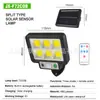 Luz de Pared Solar Impermeable para Exteriores con Inducción de Cuerpo Humano, 333LED, Luz de Calle para Paisajismo de Jardín y Villa, Luz de Garaje, Luz de Emergencia