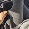 Medias de algodón para mujer primavera y otoño negro cálido adelgazantes otoño e invierno gris gris forradas de polar calcetines leggings marrones gruesos