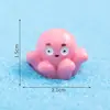 Micro-paisaje creativo delfín cangrejo animal marino pequeño jardinería paisajismo decoraciones diy accesorios bolsa sorpresa adornos pequeños