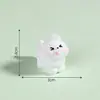 Fofa estatueta de cachorrinho cartoon, decoração DIY, acessório de cápsula surpresa, ornamento para carro ou mesa em miniatura