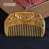 Sándalo Verde Tallado Nube Peine Regalo Pareja Bolsillo Portátil Peine Antiguo de Madera Peine de Princesa