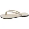 Chanclas Talla Grande, Mules Planos de Moda de Verano, Sandalias de Tira, Zapatos de Playa para Mujer, Estilo de Alta Gama para Uso en Exteriores