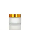 Botella de Vidrio Transparente para Crema al por Mayor Botella Vacía Botella Esmerilada para Crema Facial Botella Sellada para Crema de Ojos Botella Pequeña de Muestra Cosmética