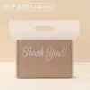 Bolsa de Mensajería Portátil Engrosada, Bolsa de Empaque Logístico Semitransparente, Bolsa de Mano Esmerilada Autoadhesiva de CPE, Bolsa para Empaque de Caja de Avión