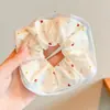 Goma para el pelo tipo scrunchie extragrande estilo francés, banda elástica alta para el pelo, goma de alta gama para niñas, accesorio para el pelo para puestos