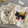 Camiseta de Dibujos Animados para Niños 2025 Nueva Colección Primavera y Otoño Top para Niños Camiseta de Manga Larga para Bebé Camiseta Básica Elegante para Niñas Algodón Puro
