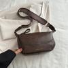 Bolso bandolera retro de gran capacidad de cuero suave con correa ancha para el hombro para mujer 2024 nueva moda de principios de primavera bolso casual estilo coreano