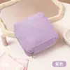 Linda bolsa de almacenamiento para toallas sanitarias, neceser portátil para estudiantes, bolsa pequeña para guardar toallas sanitarias, bolso para mujer