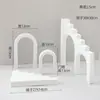 Cubos Geométricos de Espuma Branca Adereços para Tiro Fundo Guimei Papel de Fundo para Fotos Pequenos Enfeites para Fotografia