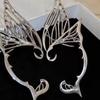 Clips para Orejas de Alas de Elfo Clips para Orejas de Mujer Sin Agujeros en las Orejas Colgantes para Orejas Accesorios para Orejas con Sentido Avanzado Único
