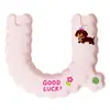 Funda para asiento de inodoro de cachorro en forma de U, cubierta de inodoro impermeable de verano, adecuada para todas las estaciones, cojín semiadhesivo para asiento de inodoro de baño