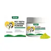 Polvo para Limpieza Dental de Mascotas Kriath Limpia suavemente las manchas amarillas en la superficie de los dientes de gatos y perros, polvo para el cuidado bucal diario