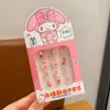 Nuevas Pegatinas para Uñas de Dibujos Animados de Kuromi para Bebés, Linda Decoración de Uñas Impermeable para Niñas Pequeñas, Pegatinas para Uñas para Niñas
