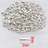 Cuentas de arroz color cobre con baño de oro de 18k que conservan el color, siete cuentas de arroz, materiales para accesorios de joyería de pulsera y collar DIY