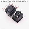 Interruptor basculante KCD4 30A alta corrente interruptor de aquecedor de forno de soldagem aparelho elétrico de máquina de mahjong Pino de cobre de 6 pinos 2 posições