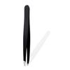 Acero inoxidable natación pinza para cejas negra boca plana boca oblicua recortar cejas pinza para cejas herramienta de maquillaje de belleza pinzas para cejas pinzas venta al por mayor