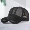 Gorra de Béisbol de Malla con Logo Personalizado, Sombrero de Sol Transpirable de Ala Hueca de Verano, Gorra con Visera para Protección Solar en Viajes al Aire Libre
