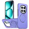 Funda Adecuada para Teléfono Redmi Note 15 Pro con Tacto Similar a la Piel de Lujo Ligero y Soporte Magnético Giratorio para Xiaomi 17 Pro