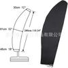 Funda para Sombrilla Cubierta Exterior Tela Oxford 210D Cubierta de Jardín Protección Solar Anti-UV Específica para Jardín Impermeable