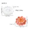 Forma de Silicone para Bolo Flor de Lótus 3D, Forma Artesanal de Gesso para Bolo Mousse Wagashi Estilo Chinês, Pudim