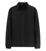 Chaqueta cortavientos deportiva ligera con cremallera y cuello alto en bloques de color, versátil para uso casual y de negocios, unisex, personalizable con logo