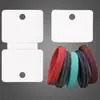 Tarjeta de Exhibición de Tarjetas para Collares de Nuevo Estilo, Tarjeta de Papel Grueso Plegable en Blanco para Empaque de Gomas para el Cabello, Tarjeta Universal para Transmisiones en Vivo