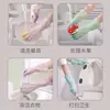 Luvas de Borracha Domésticas Impermeáveis para Lavar Louça Limpeza de Cozinha Luvas Espessas Duráveis para Esfregar Tigelas Detergente para Roupa Luvas Domésticas de Látex