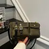 Bolsa Quadrada Pequena Fosca Retrô Feminina 2026 Novo Estilo Meilade Bolsa de Ombro Duplo de Axila Bolsa Transversal de Ombro Único Tendência