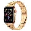 Adequado para Pulseira Apple Watch Apple Watch Ultra-Fina Peça Única Pulseira de Cinco Contas Pulseira de Metal Aço Inoxidável Pulseira iWatch