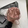 Bolsa de Ombro Simples Estilo Coreano Moda Verão 2025 Bolsa Transversal de Nicho Ins Feminina Bolsa Saco Feminina